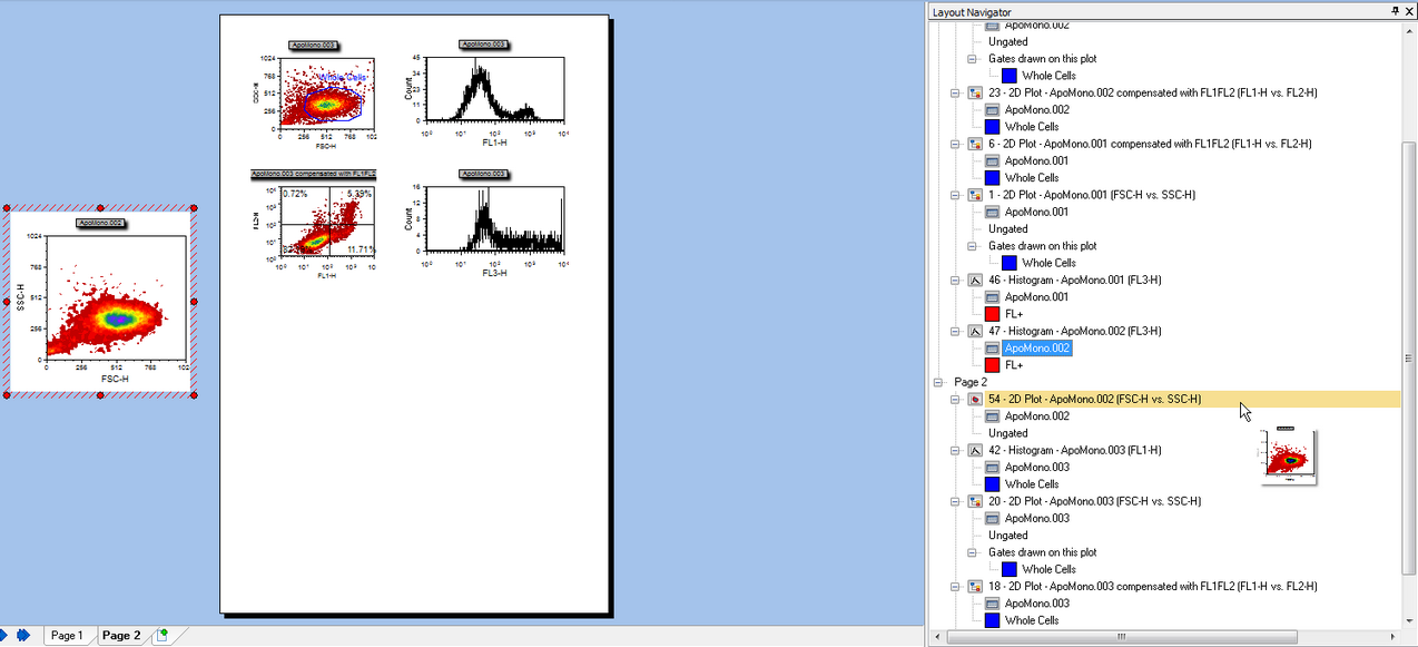图T14.19  Density plot of ApoMono.002 with Updated Layout Navigator (针对ApoMono.002的密度图以及更新过的版面导航器)