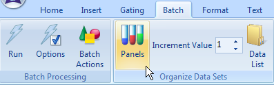 图T10.1  Selecting the Panels Command (选择面板命令)