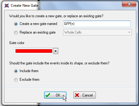 图T7.3  Create New Gate Dialog (创建新门对话框)