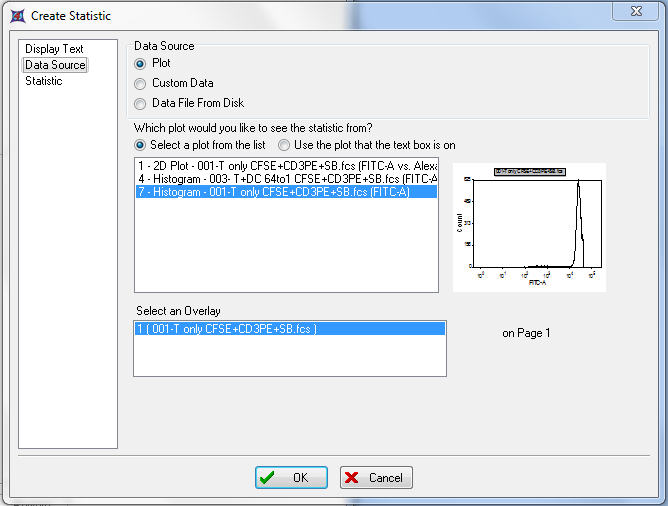 图T20.20  Create Statistic Dialog -- Data Source (创建统计对话框 -- 数据源)