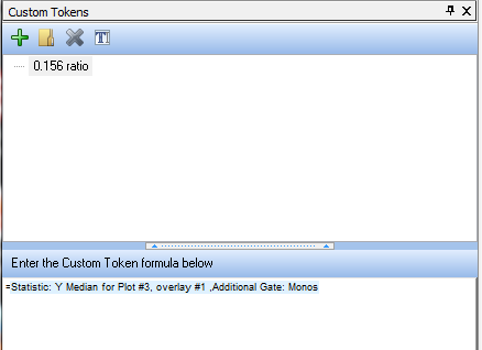 图T17.11  Numerator Definition of Custom Token '0.156 Ratio' (设置自定义标记‘0.156 Ratio'的分子)