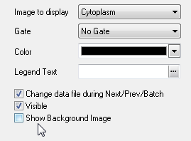 图T26.3  Deselecting the Show Background Images Option (取消显示背景图像的选择)