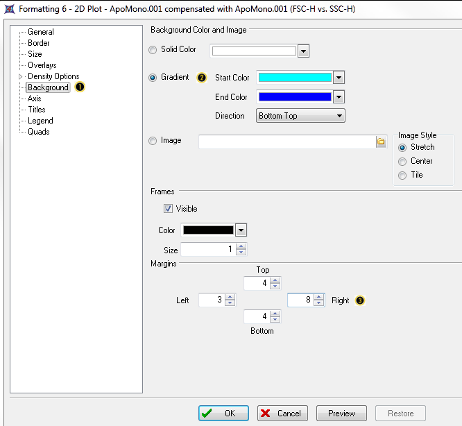 图T3.22  Background Formatting (背景格式化)