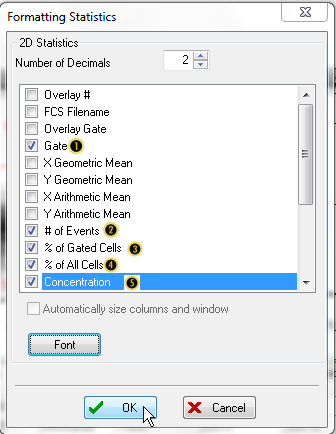 图T22.10  Formatting Statistics Dialog (格式化统计对话框)
