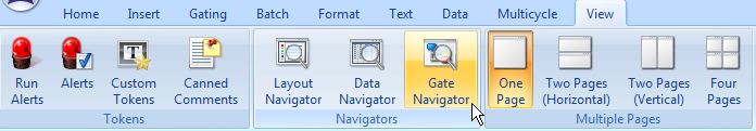 图T11.2  Selecting the Gate Navigator Command (选择门导航器命令)