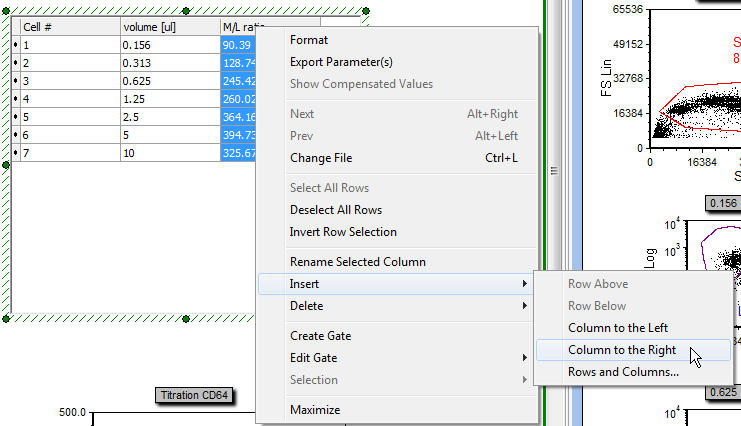 图T17.41  Inserting a New Column in the Custom Data Table (在自定义数据表格中插入新的一列)