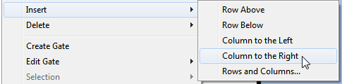 图T16.13  Inserting a Column to the Right of the Last Column (把一列插入到最后一列的右侧)