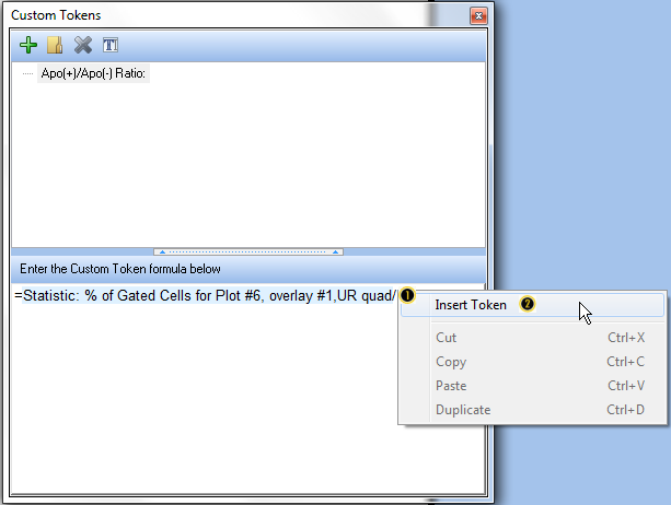 图T5.48  Numerator Definition for Custom Token (定义自定义标记的分子)