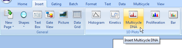 图T19.4  Selecting the Insert Muticycle DNA Command (选中插入多周期DNA命令)