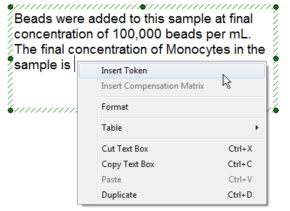 图T22.16  Inserting a Token in a Text Box (在文本框中插入标记)