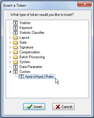 图T5.52  Selecting the Custom Token (选择自定义标记)