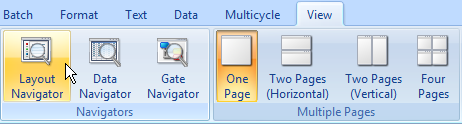 图T14.4  Selecting the Layout Navigator Command (选择版面导航器命令)