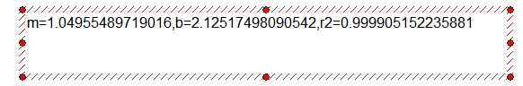 图T27.31  The LinFitLogMedMESF Custom Token Formula Output Displayed in a Text Box (显示于文本框中的LinFitLogMedMESF自定义标记公式的输出)