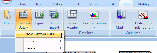 图T15.4  New Custom Data Command (新建自定义数据命令)