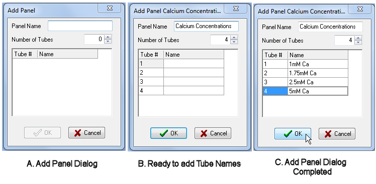 图T10.3  Setting up a Panel using the Add Panel Dialog (使用添加面板对话框设置面板)