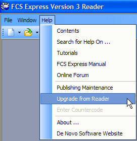 图34.7  Upgrade FCS Express Reader (为FCS Express阅读器升级)