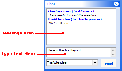 Figure 30.12  Chat Area