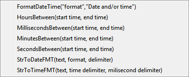 DateTimeFunctions