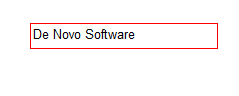 Figure 19.51 The dropdown list after the "De Novo Software" choice was selected.