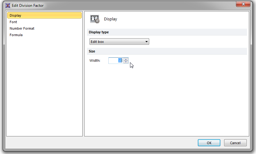Figure T5.48 - Adjusting the width of the Edit box.