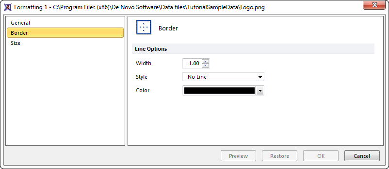 Formatting a Picture