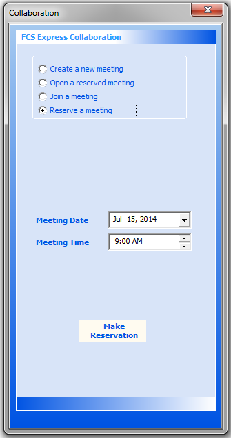 Figure 30.4  Reserving a Meeting