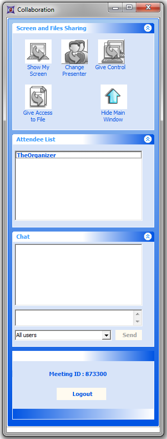 Figure 30.2  An Open Collaboration Session