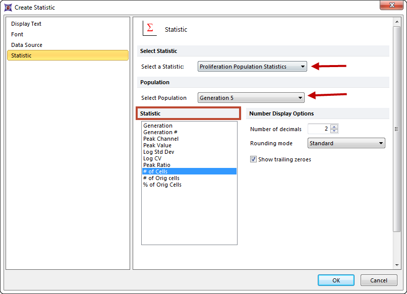Figure 26.7  Choosing a Proliferation Population Statistic Token