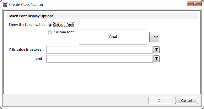 Figure 19.36  Create Classification Dialog