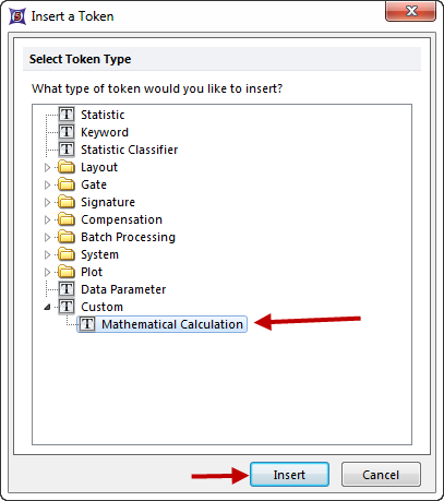 Figure 19.26  Insert a Token Dialog