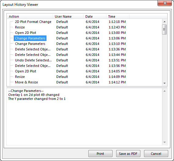 Figure 34.1  Layout History Viewer