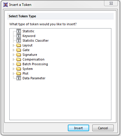 Figure 19.22 Data Parameter Tokens