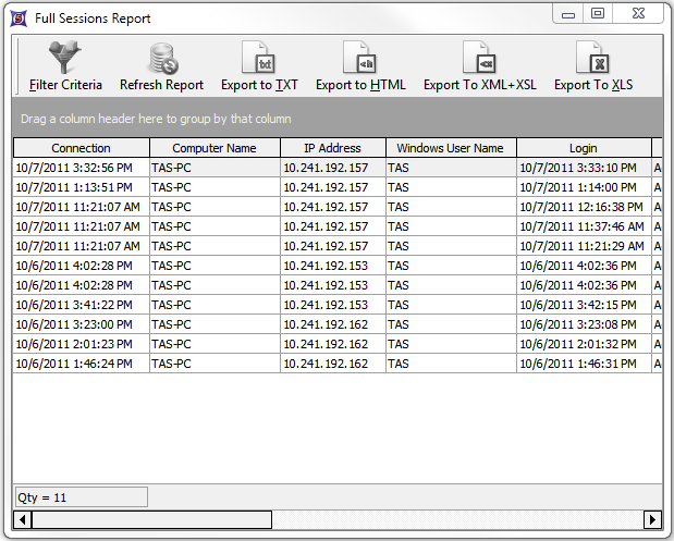 Figure 32.26 The report after the column has been moved.