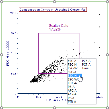 Figure T8.15 - Changing the X-Axsi parameter to SSC-H.