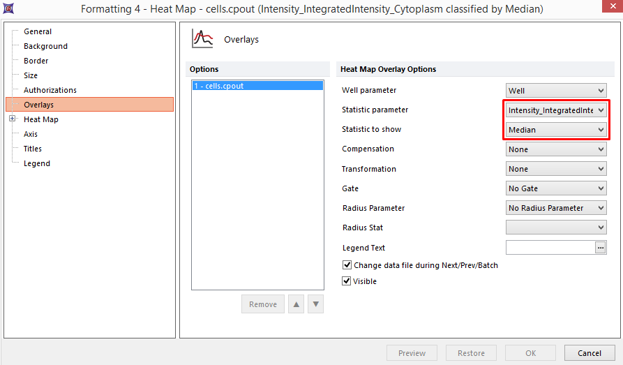 Figure T28.34 Format Options for Heat Map