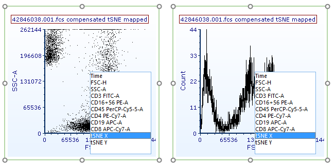 Figure 29.63 tSNE parameters can be accessed as standard parameters.