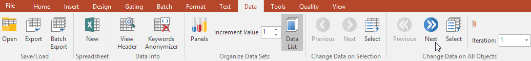 Figure T28.62 The Data List Tab