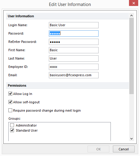 Figure 38.8  Change Current User Password