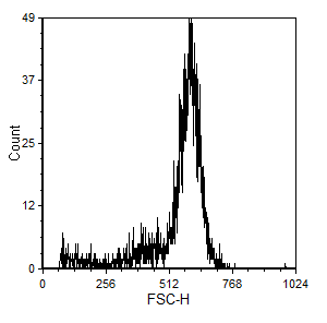 Figure 8.72  An Example Histogram Before Magnification