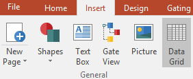 Figure T28.45  Inserting a Data Grid