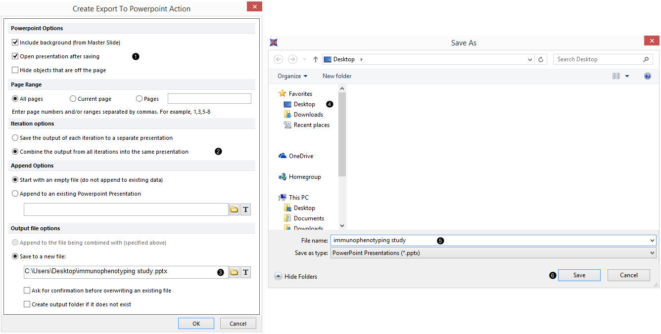 Figure T29.39  Adding a PowerPoint action to Batch Process Actions