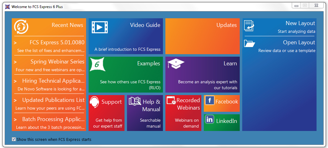 Figure 3.2  Startup Screen