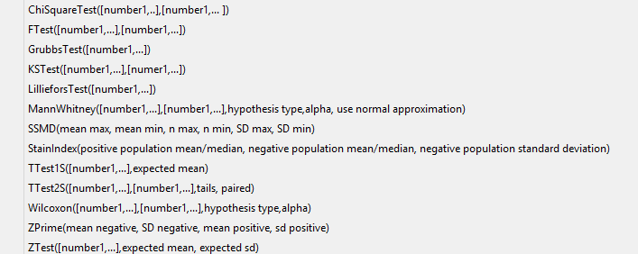 StatisticFunctions
