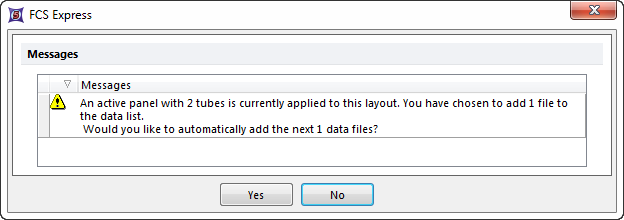 Figure T10.33 - Automatically Add Data File to Data List