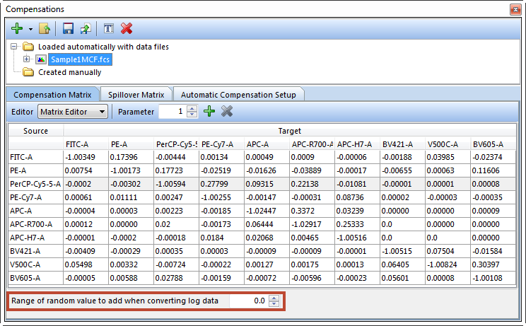Figure 16.8 The Range of randow value to add when converting log data field allows you to easily correct for digitization errors.