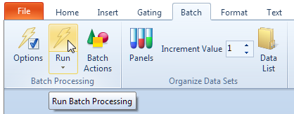 Figure T29.50  Running the batch process