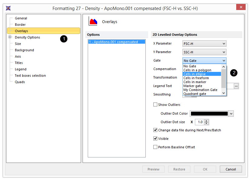 Figure T4.21  Formatting 2D Plots (Overlays Category)