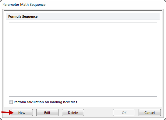 Figure T21.2  Choosing to Define a New Parameter Math Formula