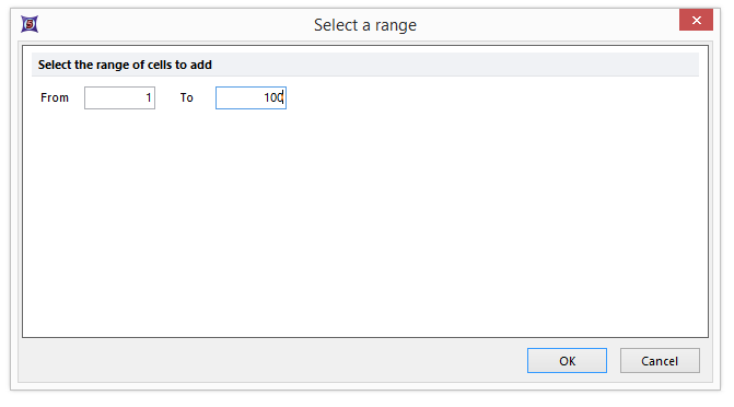Figure T26.27  Select a Range Dialog