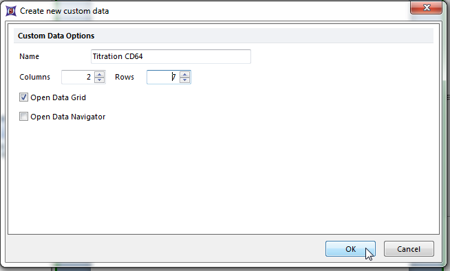 Figure T17.24  Create New Custom Data Dialog